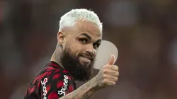 Michael durante partida no Maracanã.