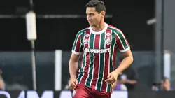 SP - SANTOS - 31/08/2025 - BRASILEIRO A 2025, SANTOS X FLUMINENSE - Ganso jogador do Fluminense durante partida contra o Santos no estadio Vila Belmiro pelo campeonato Brasileiro A 2025. Foto: Jota Erre/AGIF