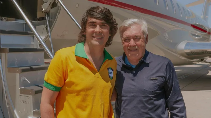 Diego Fernandes e Ancelotti - Foto: Reprodução/Instagram