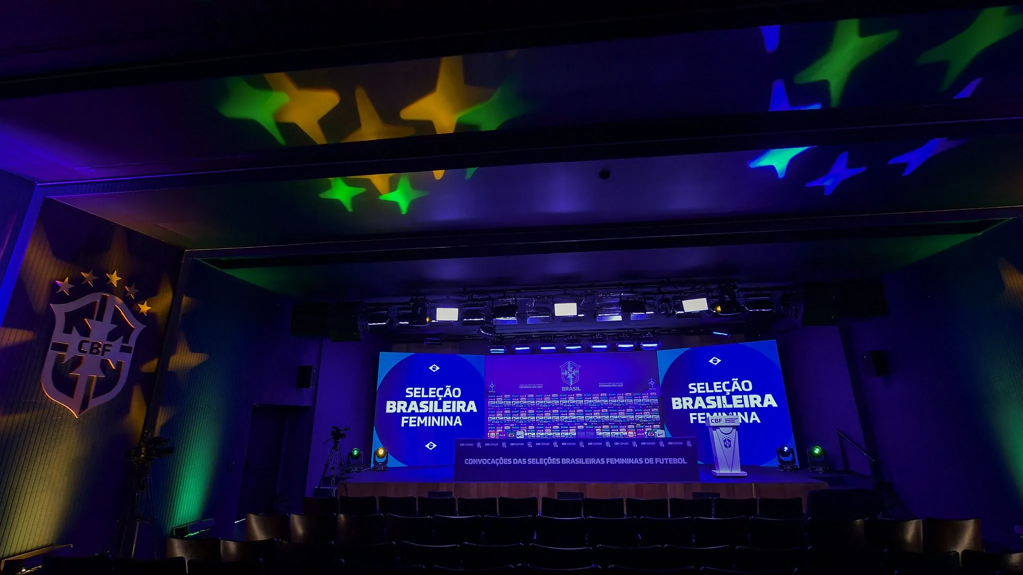 Evento da CBF para convocação da Seleção Brasileira Feminina