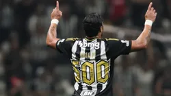 MG - BELO HORIZONTE - 12/11/2025 - BRASILEIRO A 2025, ATLETICO-MG X FORTALEZA - Hulk jogador do Atletico-MG comemora seu gol durante partida contra o Fortaleza no estadio Arena MRV pelo campeonato Brasileiro A 2025. Foto: Gilson Lobo/AGIF