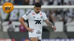 Tiquinho Soares jogador do Santos em campo - (Photo by Wagner Meier/Getty Images)