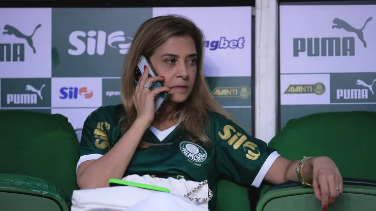 Leila Pereira participa das negociações no Palmeiras.