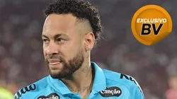 RJ - RIO DE JANEIRO - 09/11/2025 - BRASILEIRO A 2025, FLAMENGO X SANTOS - Neymar jogador do Santos durante partida contra o Flamengo no estadio Maracana pelo campeonato Brasileiro A 2025. Foto: Thiago Ribeiro/AGIF