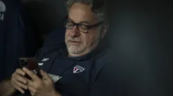 RJ - RIO DE JANEIRO - 17/04/2024 - BRASILEIRO A 2024, FLAMENGO X SAO PAULO - Julio Casares presidente do Sao Paulo antes da partida contra o Flamengo no estadio Maracana pelo campeonato Brasileiro A 2024. Foto: Jorge Rodrigues/AGIF