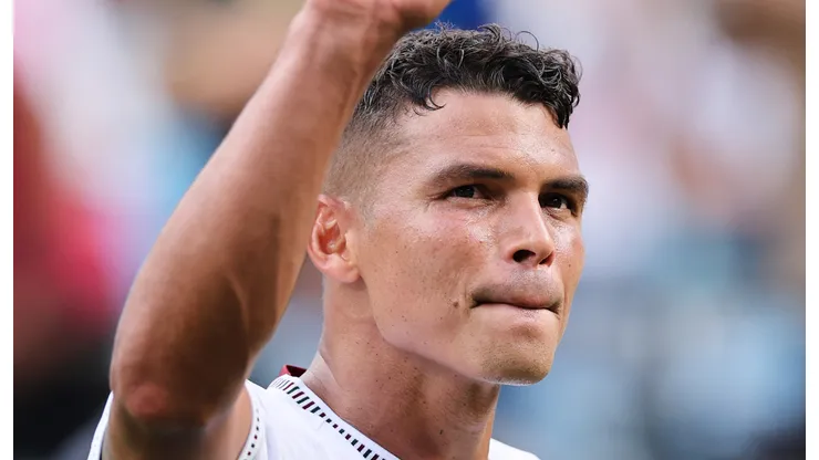 Thiago Silva se despediu do Fluminense em dezembro de 2025 - Foto: Michael Reaves/Getty Images