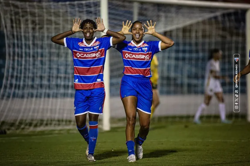 Tainá (à esquerda). Foto: João Moura/Fortaleza