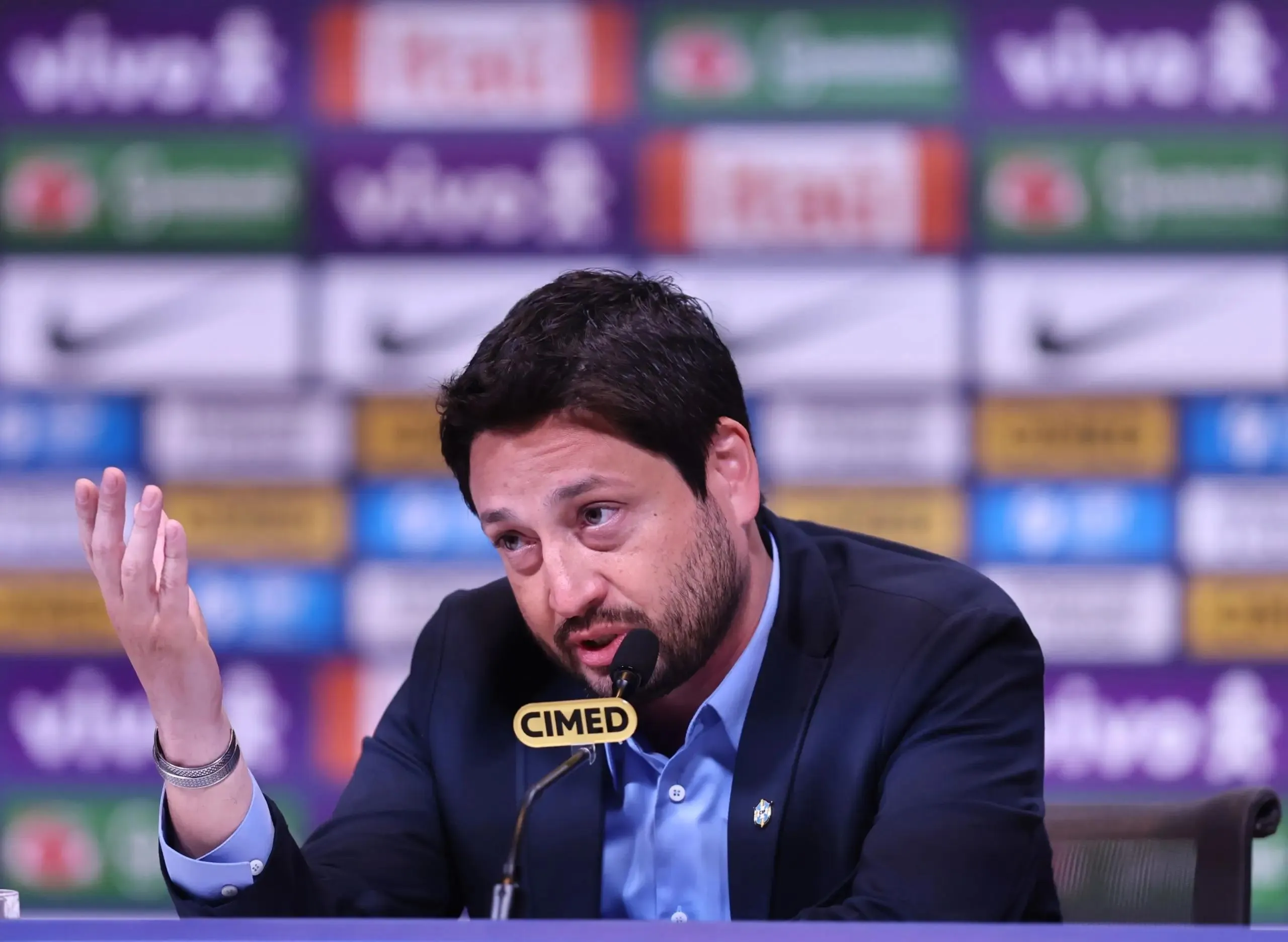 Arthur Elias durante convocação. Foto: Lívia Villas Boas/CBF