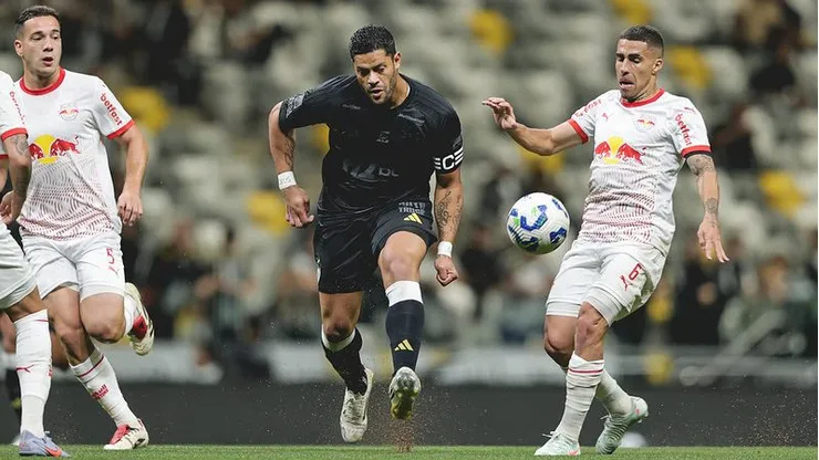 Atlético-MG tem histórico favorável contra o RB Bragantino. Foto: Pedro Souza/Atlético