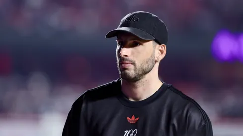 SP - SAO PAULO - 19/07/2025 - BRASILEIRO A 2025, SAO PAULO X CORINTHIANS - Calleri jogador do Sao Paulo antes da partida contra o Corinthians no estadio Morumbi pelo campeonato Brasileiro A 2025. Foto: Marcello Zambrana/AGIF