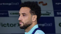 Felipe Anderson durante partida do Verdão