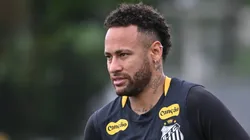 Neymar durante treino do Santos. Foto: Jota Erre/AGIF
