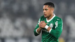 Vitor Roque em campo pelo Verdão. Foto: Thiago Ribeiro/AGIF