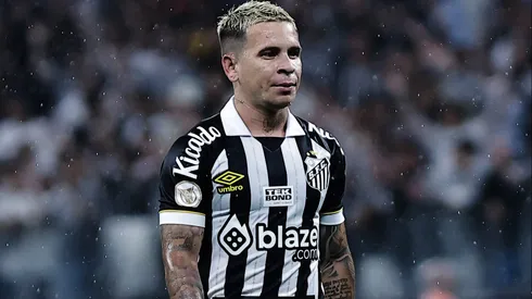 SP - SAO PAULO - 29/10/2023 - BRASILEIRO A 2023, CORINTHIANS X SANTOS - Soteldo jogador do Santos durante partida contra o Corinthians no estadio Arena Corinthians pelo campeonato Brasileiro A 2023. Foto: Fabio Giannelli/AGIF