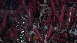 Torcida do Flamengo faz a festa na Arena Pernambuco e provoca os rivais