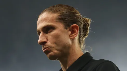 Filipe Luís, técnico do Flamengo em partida pelo campeonato brasileiro (Foto: Wagner Meier/Getty Images)