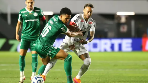 Neymar Jr jogador do Santos durante partida contra o Palmeiras - Foto: Mauricio De Souza/AGIF