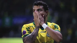 SP - SAO PAULO - 26/10/2025 - BRASILEIRO A 2025, PALMEIRAS X CRUZEIRO - Jefte jogador do Palmeiras lamenta durante partida contra o Cruzeiro no estadio Arena Allianz Parque pelo campeonato Brasileiro A 2025. Foto: Ettore Chiereguini/AGIF