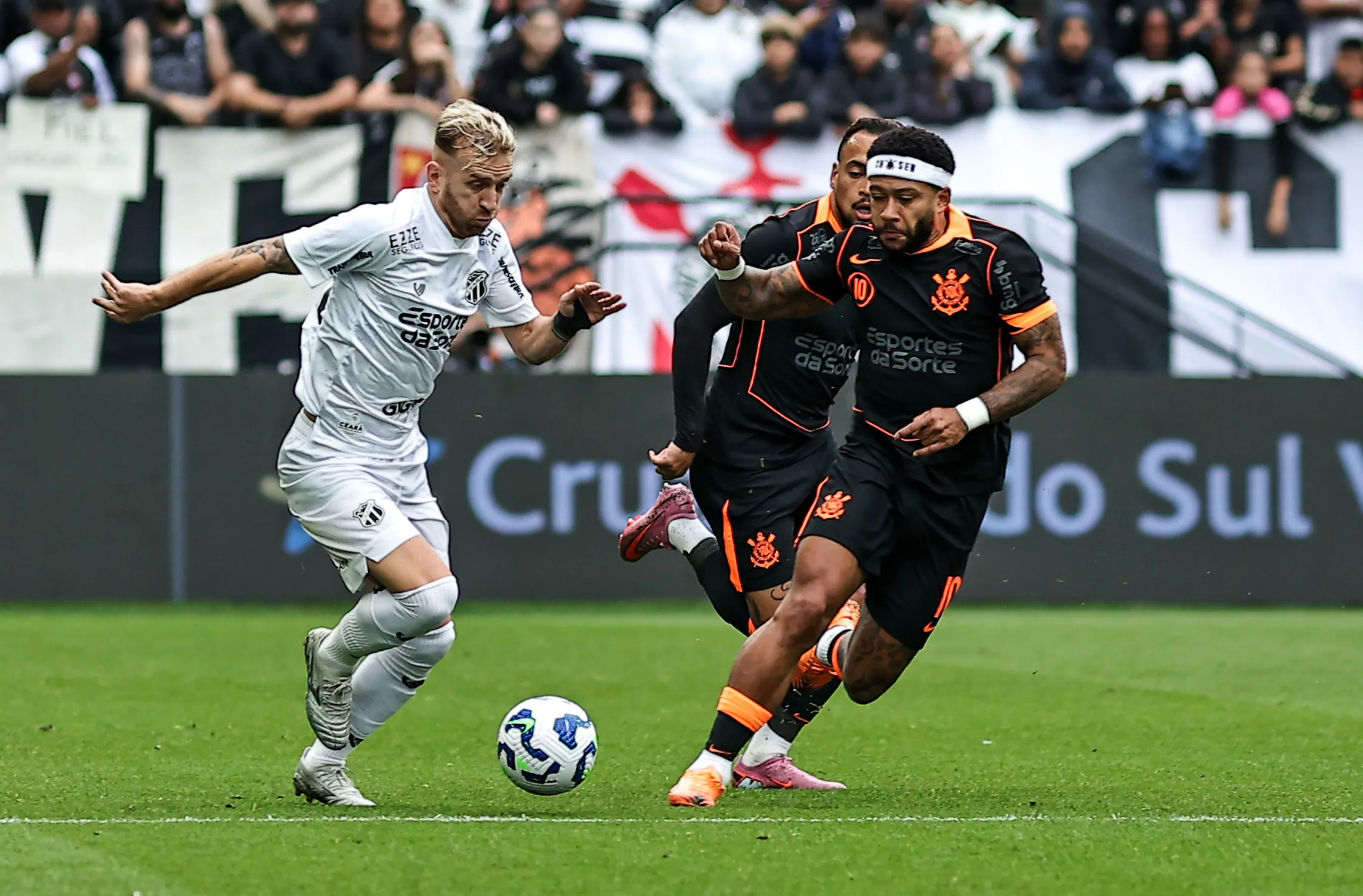 Corinthians perdeu para o Ceará na última rodada do Brasileirão. Foto: Fabio Giannelli/AGIF