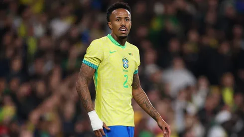 Militão pela Seleção Brasileira. (Photo by Ryan Pierse/Getty Images)