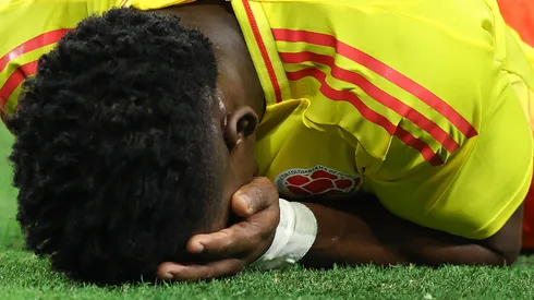 Johan Carbonero, atacante da Colômbia em partida amistosa (Foto: Omar Vega/Getty Images)