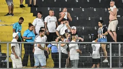 Torcida sofre efeitos de gás após partida entre Santos e Palmeiras - Foto: Jota Erre/AGIF