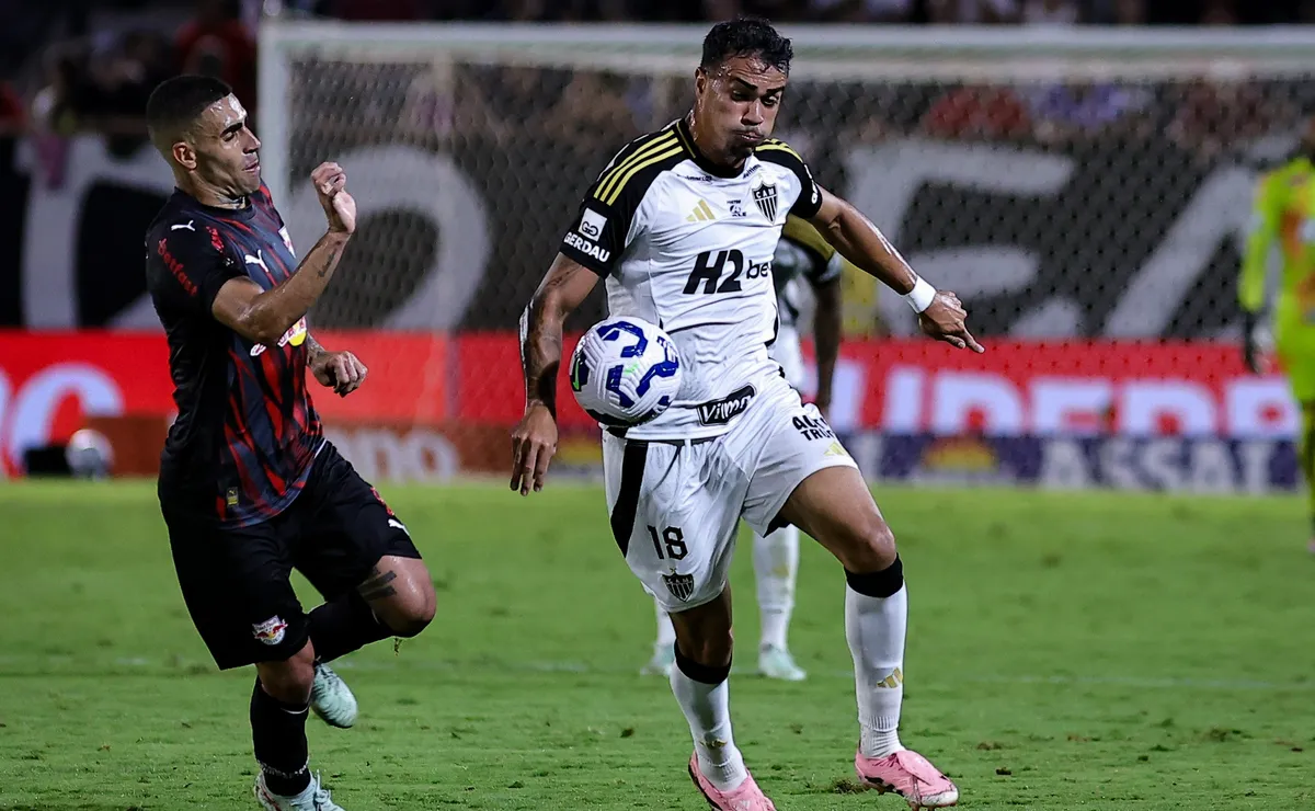 Atlético-MG perde para o Bragantino e provocação do Lanús viraliza