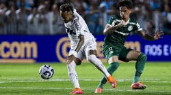 Neymar durante Santos x Palmeiras na Vila Belmiro - (Photo by Ricardo Moreira/Getty Images)