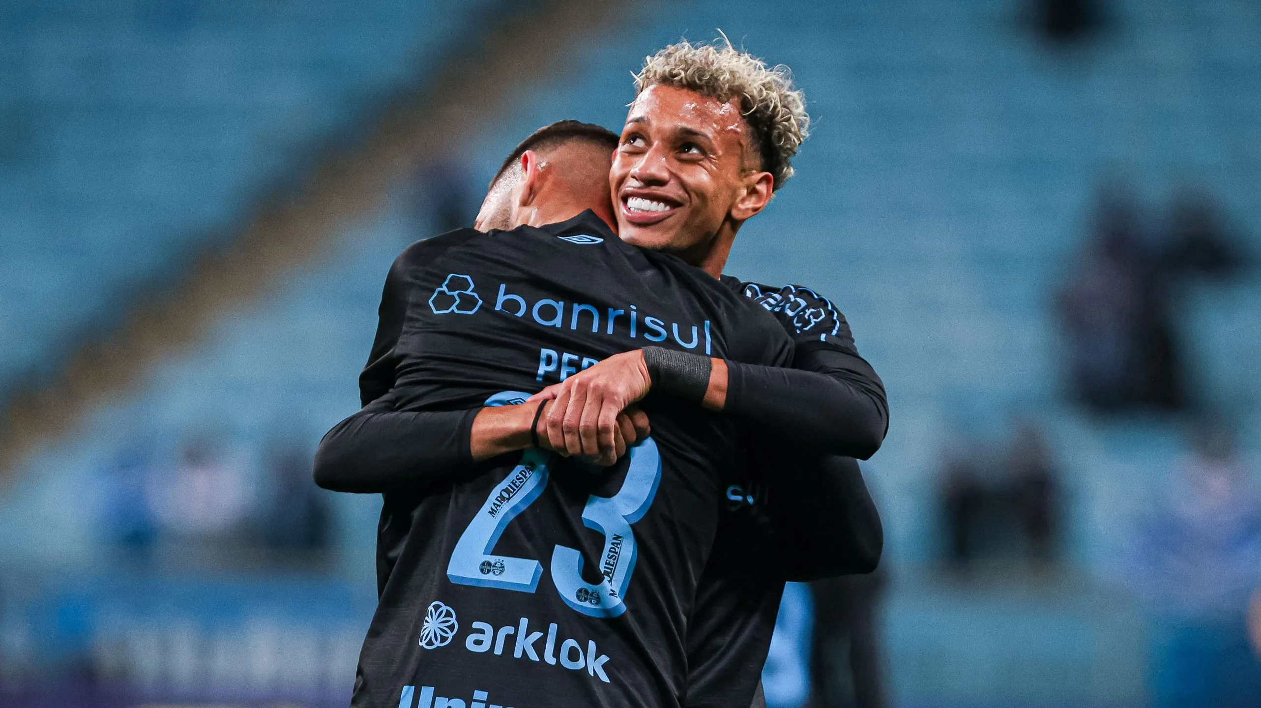 Bitello no Grêmio. Foto: Maxi Franzoi/AGIF