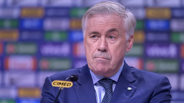 Ancelotti comentou sobre a possibilidade de renovar com a Seleção Brasileira - Foto: Thiago Ribeiro/AGIF