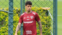 SP - SAO PAULO - 14/11/2025 - TREINO DO SAO PAULO - Rigoni jogador do Sao Paulo durante treino no Centro de Treinamento CT Barra Funda. Foto: Marcello Zambrana/AGIF