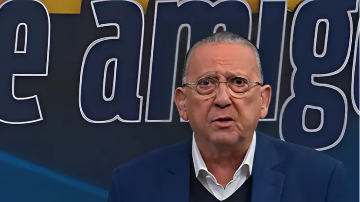 Galvão Bueno tem quadro estável. Foto: Reprodução/ YouTube Esporte na Band.