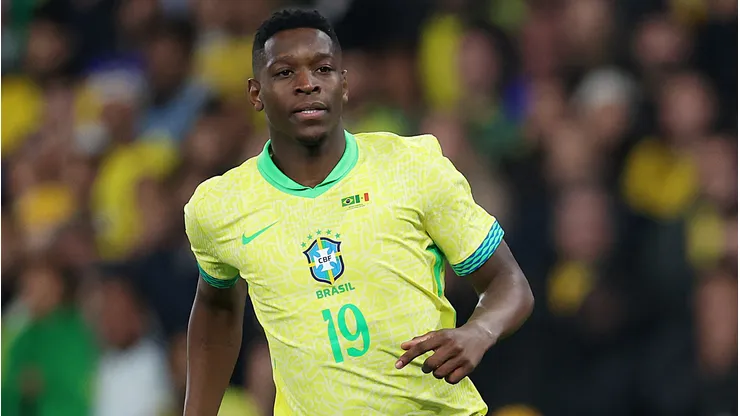Luiz Henrique atuando pela Seleção Brasileira. (Photo by Harry Murphy/Getty Images)