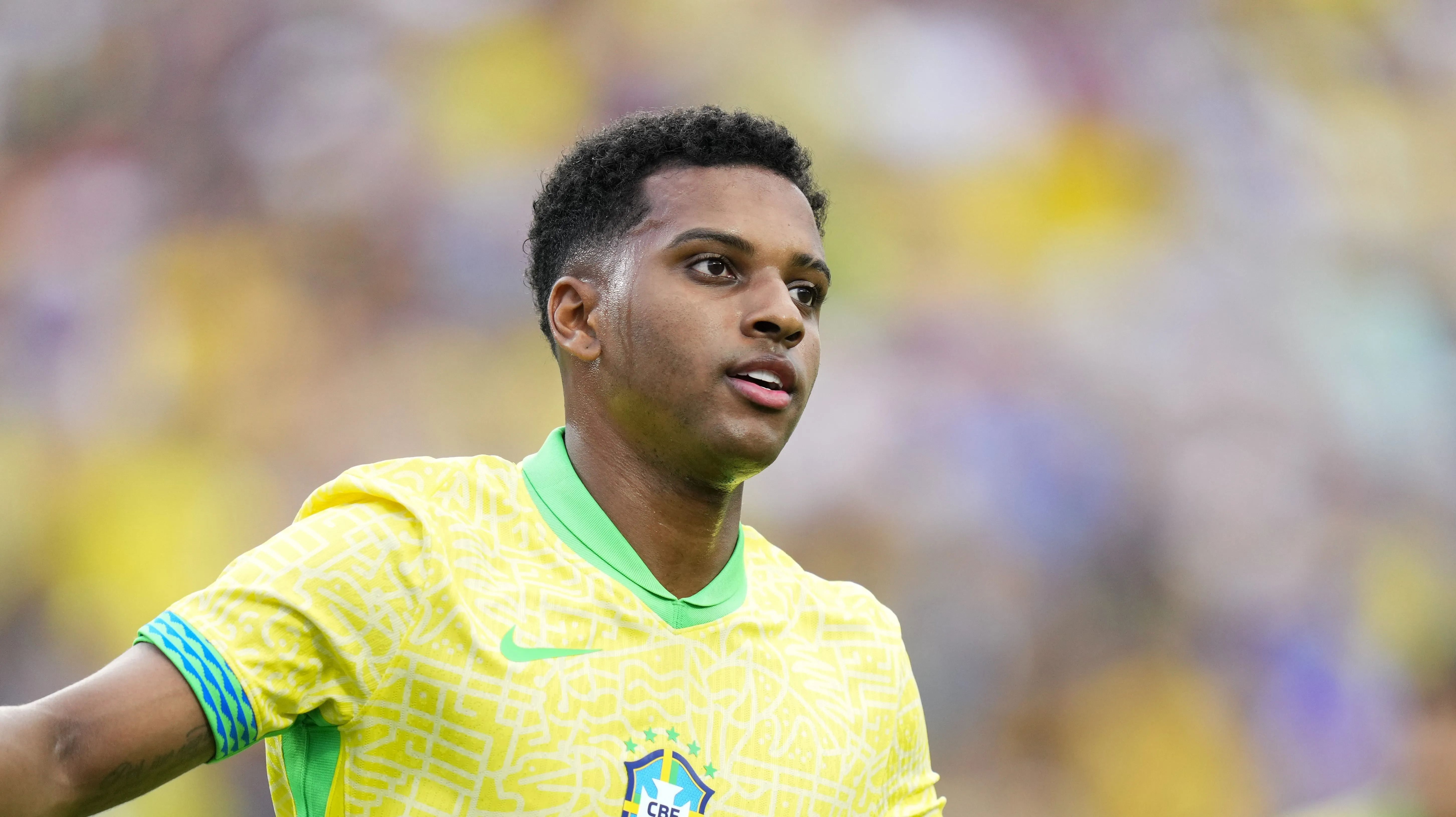 Foto: Rich Storry/Getty Images – Rodrygo e Paquetá disputam titularidade no Brasil.