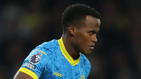 Jhon Arias, meia do Wolverhampton e Seleção Colombina - Foto: Richard Pelham/Getty Images