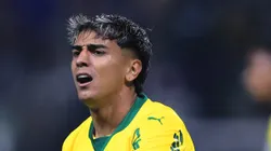 BRASILEIRO A 2025, PALMEIRAS X FORTALEZA - Facundo Torres jogador do Palmeiras durante partida contra o Fortaleza no estadio Arena Allianz Parque pelo campeonato Brasileiro A 2025.