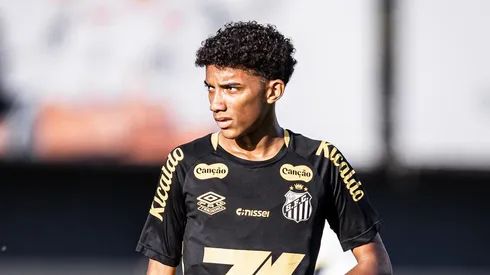 Robinho Jr. em treino do Peixe