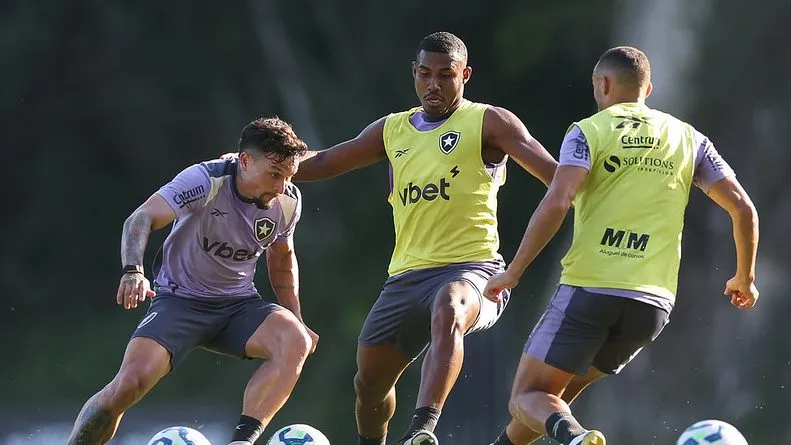 Time do Botafogo. Foto: Vitor Silva/Botafogo