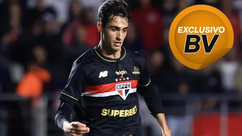 Rodriguinho jogador do São Paulo durante partida contra o Atlético-MG no estádio Morumbi pelo campeonato Brasileiro A 2025. Foto: Marcello Zambrana/AGIF