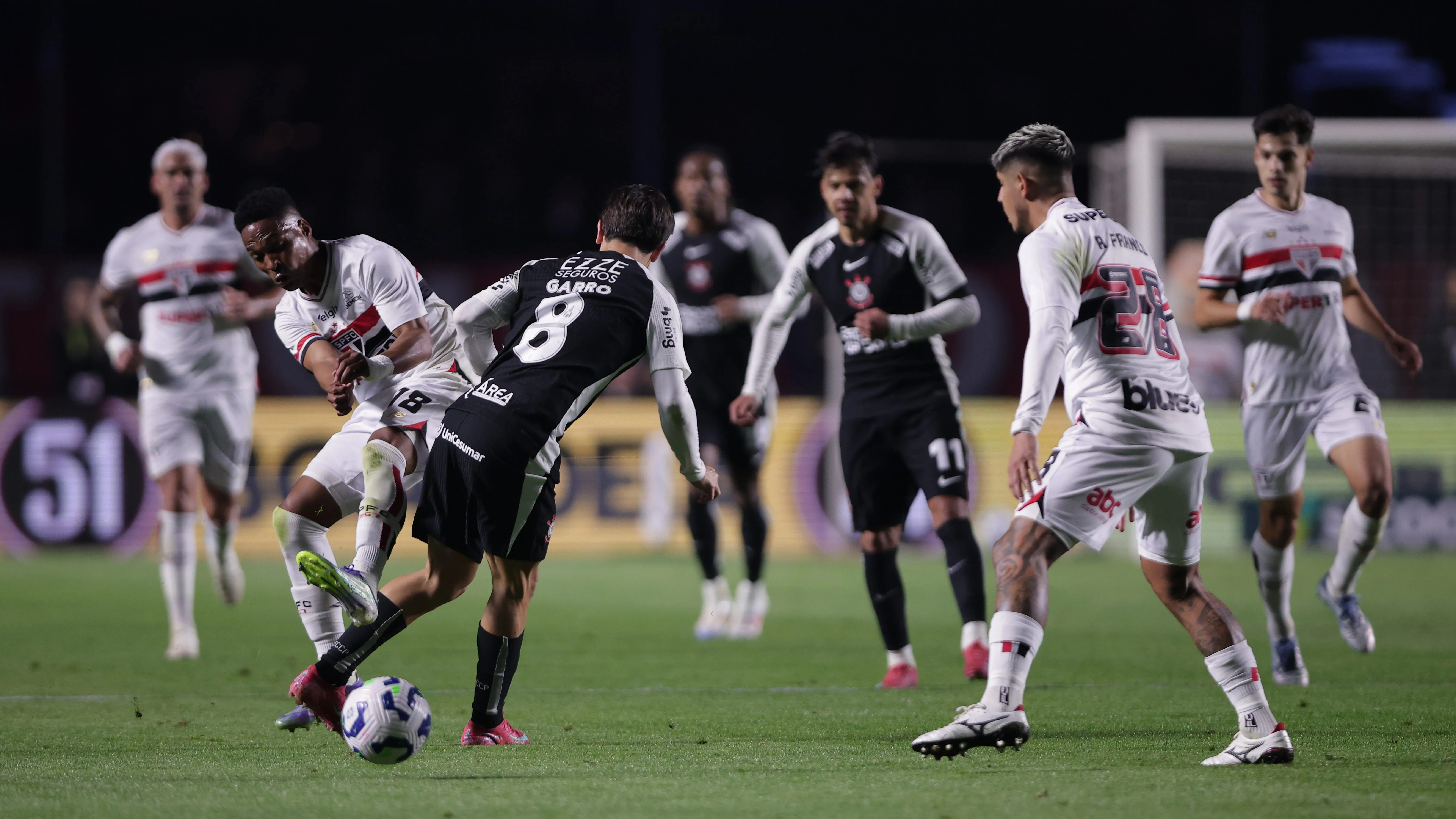 Último clássico terminou 2 a 0 para o SPFC. Foto: Ettore Chiereguini/AGIF