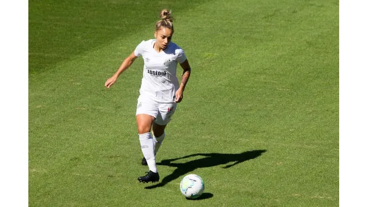 Thaisinha em seu retorno ao Santos. Foto: Flávio Hopp