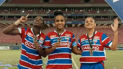 Jogadoras do Fortaleza feminino