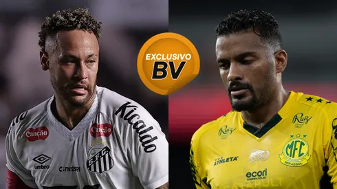 Neymar Jr do Santos e Reinaldo do Mirassol - Foto: Ettore Chiereguini/AGIF e Jorge Rodrigues/AGIF