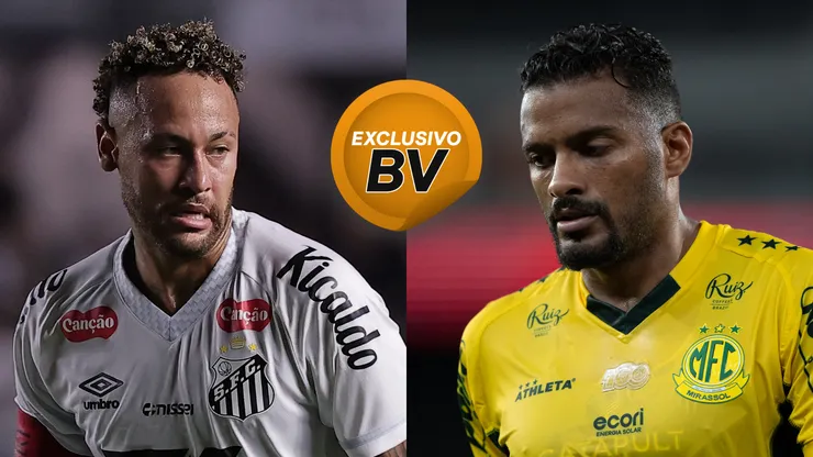 Neymar Jr do Santos e Reinaldo do Mirassol - Foto: Ettore Chiereguini/AGIF e Jorge Rodrigues/AGIF