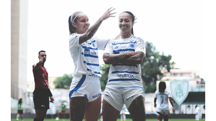 Byanca Brasil marcou na goleada pelo Campeonato Mineiro. Foto: Gustavo Martins/Cruzeiro