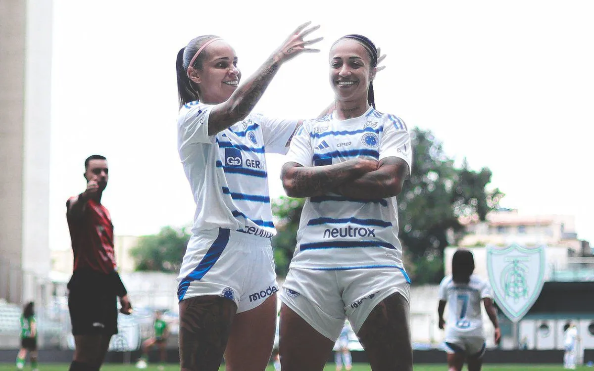 Byanca Brasil marcou na goleada pelo Campeonato Mineiro. Foto: Gustavo Martins/Cruzeiro