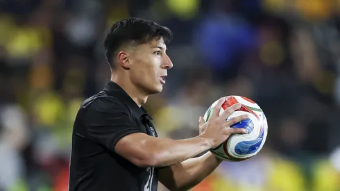 Alan Franco durante o amistoso de ontem (18)