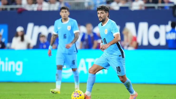Arrascaeta jogando pelo Uruguai - Foto: Rich Storry/Getty Images