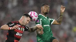 RJ - RIO DE JANEIRO - 19/10/2025 - BRASILEIRO A 2025, FLAMENGO X PALMEIRAS - Saul jogador do Flamengo durante partida contra o Palmeiras no estadio Maracana pelo campeonato Brasileiro A 2025.