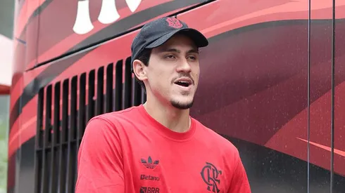 Pedro ainda pode jogar a final da Libertadores - Fotos: Gilvan de Souza/Flamengo